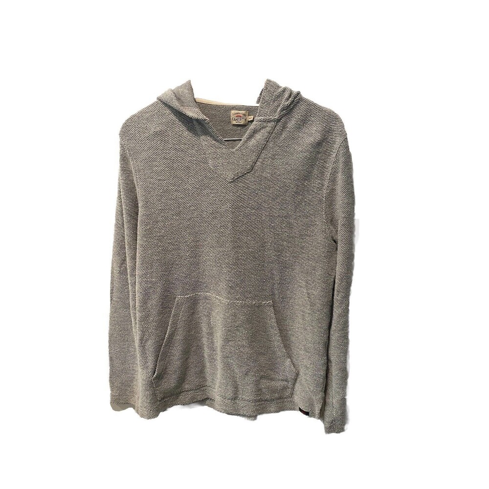 Faherty Gray V-Neck Sweater